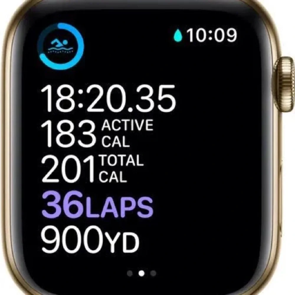 Limited Edition Apple Watch Series 6 44mm Gold Case with Cyprus Green Band